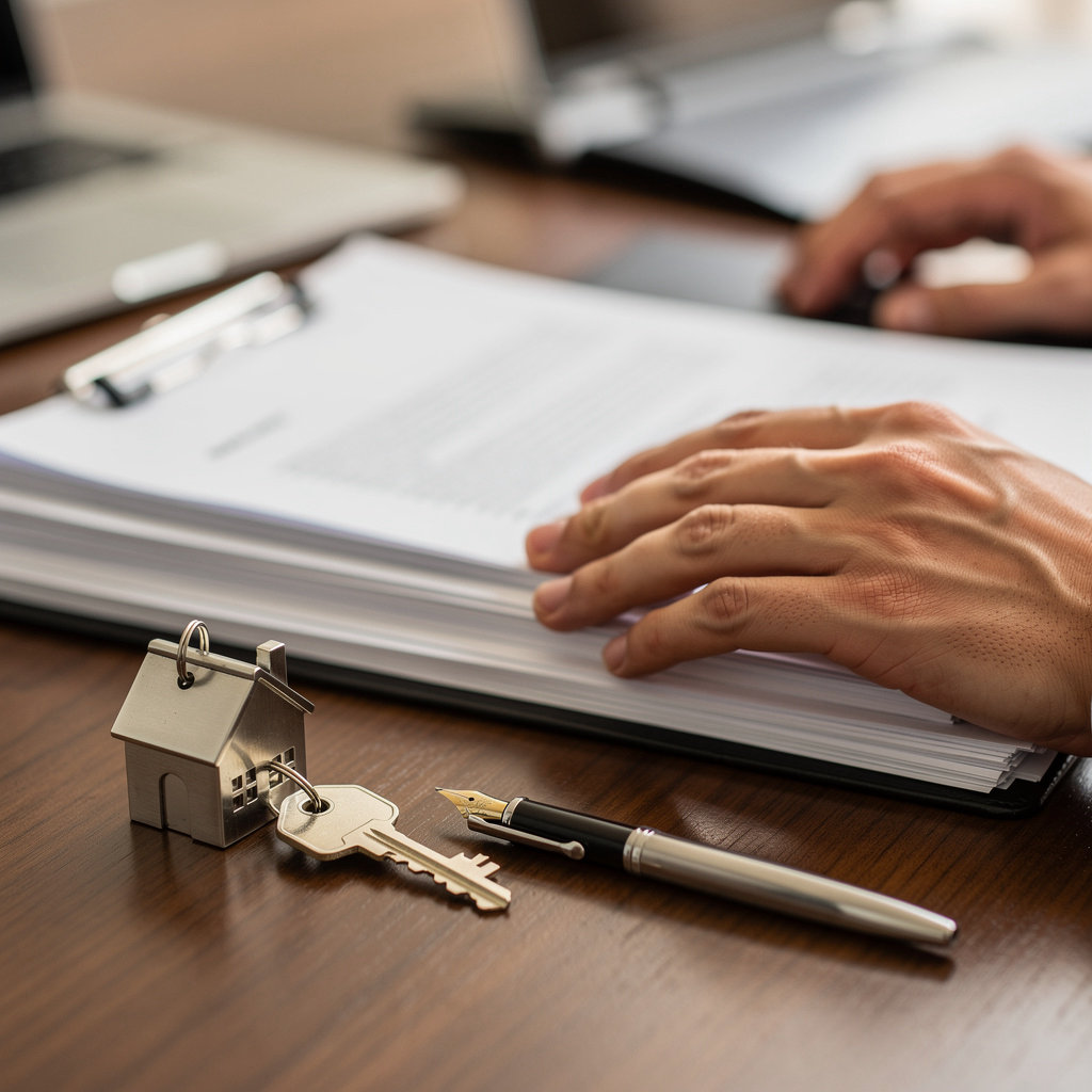 Law Office of James Byrnes real estate attorney reviewing property documents in San Diego